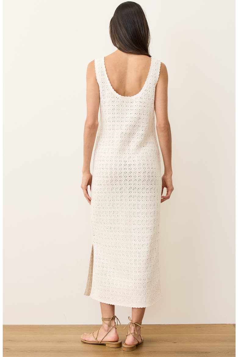 Mirage Open Stitch Maxi Sweater Dress, Alternate, color, CREAM