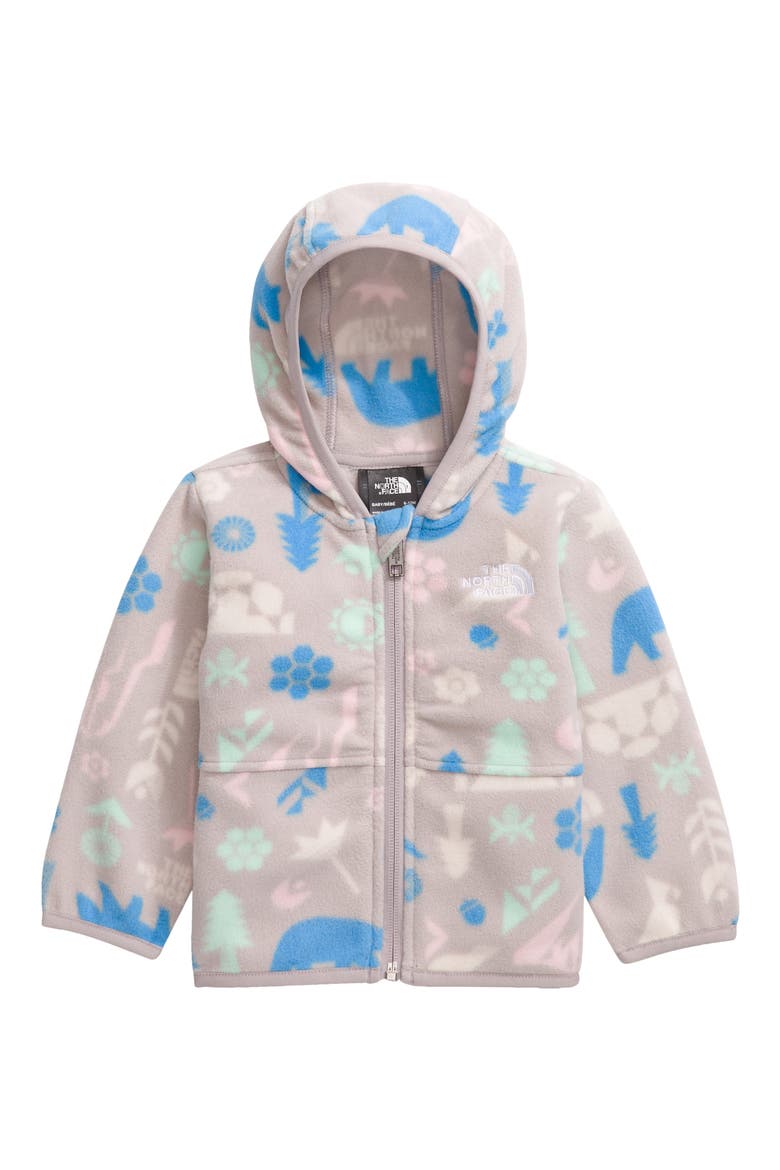 Kids' Glacier Zip Hoodie, Main, color, MOONSTONE GREY MULTI PITCH