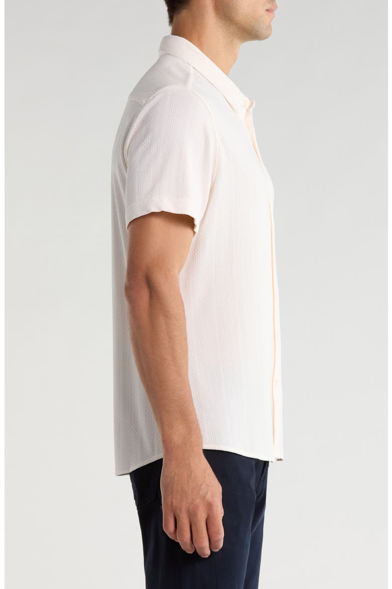 Napoli Short Sleeve Stretch Shirt, Alternate, color, NATURAL