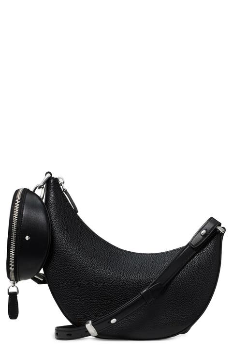 duo pebble leather crossbody bag