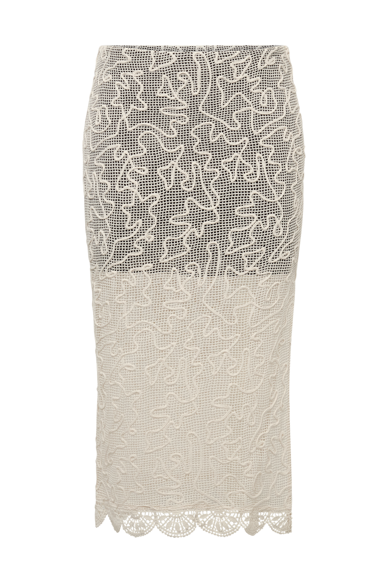 Willis Skirt, Alternate, color, Ivory/Black