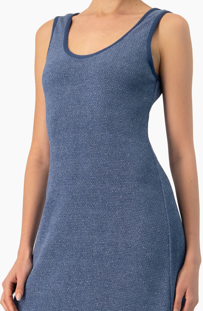 IVONNE Scoop Neck Long  Dress, Alternate, color, Blue