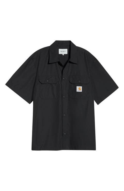 Craft Short Sleeve Poplin Button-Up Work Shirt