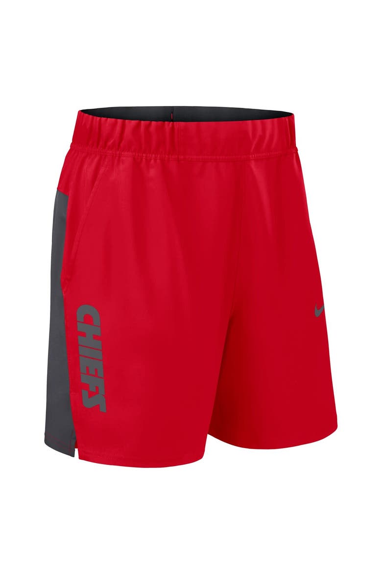 Men's Nike Red Kansas City Chiefs Woven Victory Performance Shorts, Alternate, color, Red