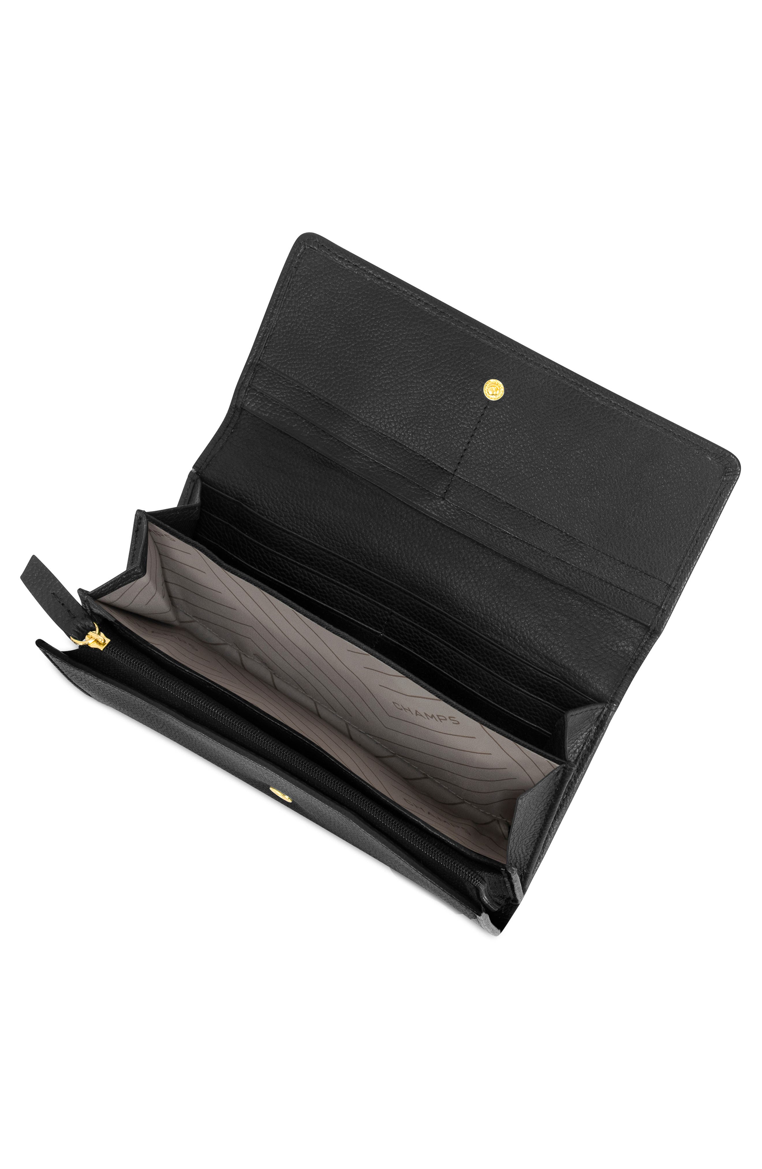 CHAMPS Leather Flap Clutch | Nordstromrack
