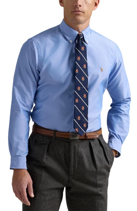 Classic Fit Performance Oxford Button-Down Shirt