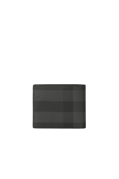 Burberry Check Bifold Wallet Wallets Black In Black