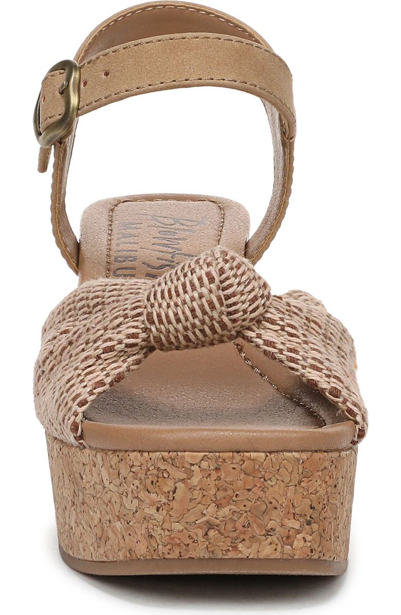 Blowfish Malibu Adore Platform Wedge Sandal, Alternate, color, Natural Sand Crochet