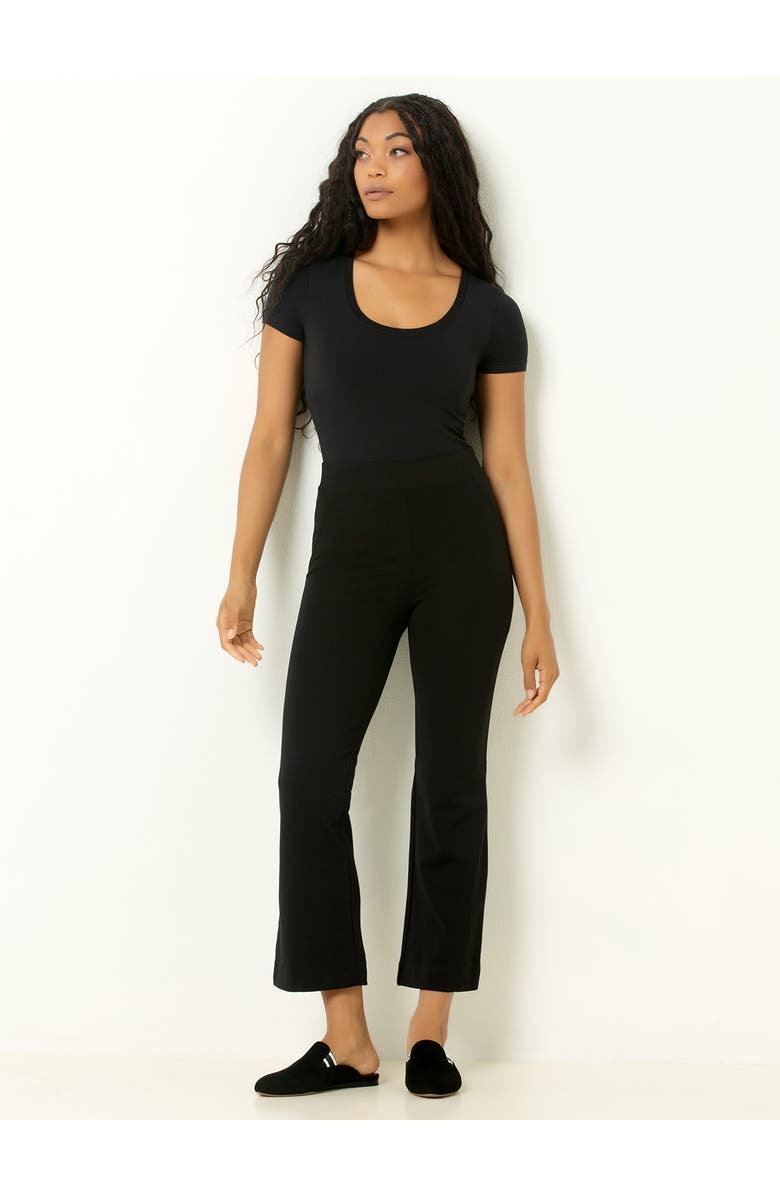 Single Stitch Seamless Modal Blend Bodysuit, Alternate, color, Black