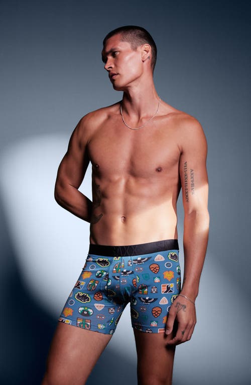 Saxx Droptemp™ Cooling Cotton Boxer Briefs In Multi