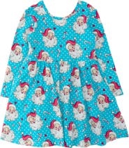 RuffleButts Knit Long Sleeve Twirl Dress (toddler)