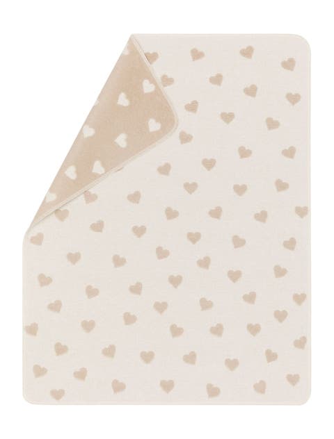Carla Hearts Allover Baby Blanket
