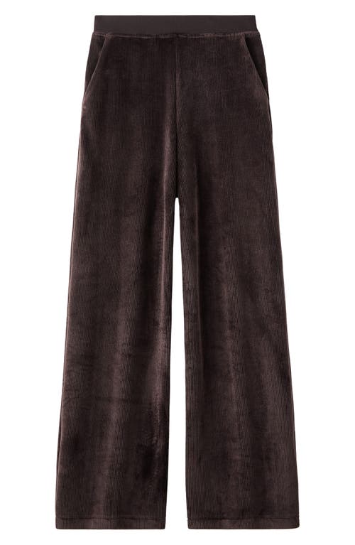 Rhone Corduroy Wide Leg Pants In Brown