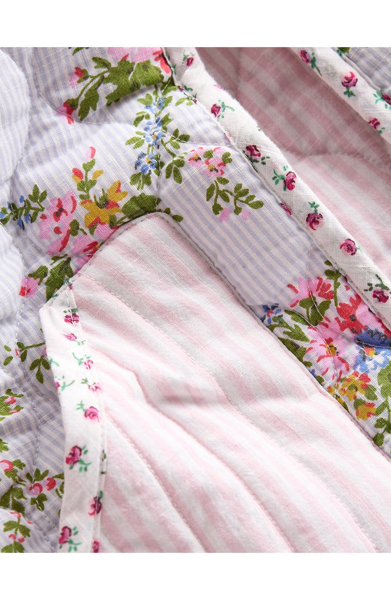 Mini Boden Kids' Quilted Reversible Jacket, Alternate, color, Floral Hotch Potch