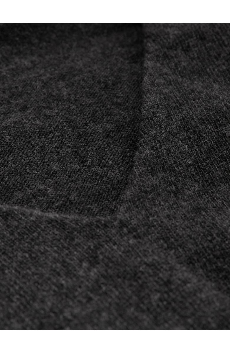 Celtic & Co. Geelong Wool Slouch V-Neck Sweater, Alternate, color, Charcoal