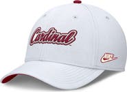 Nike Men's Nike White Stanford Cardinal Legacy Rise Performance Flex Hat