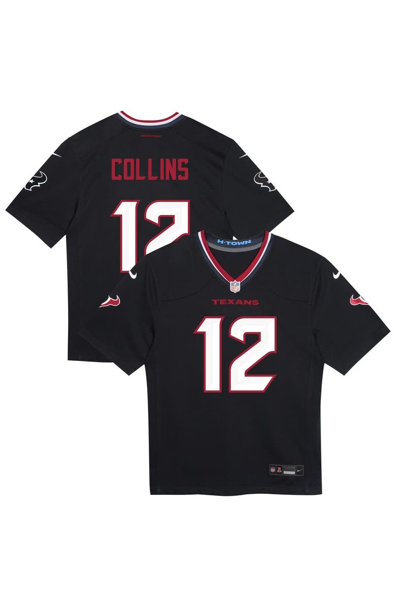 Nike Preschool Nike Nico Collins Navy Houston Texans Team Player Game Jersey, Main, color, Navy