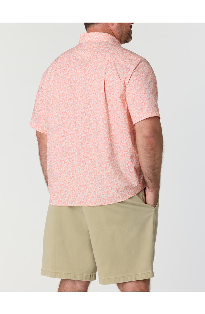 Untuckit Fit by Dxl Big & Tall Celliman Floral Sport Shirt, Alternate, color, Pink