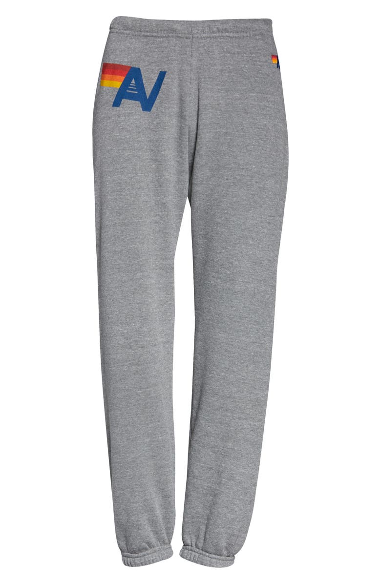 Aviator Nation AV Sweatpants, Alternate, color, Heather Grey