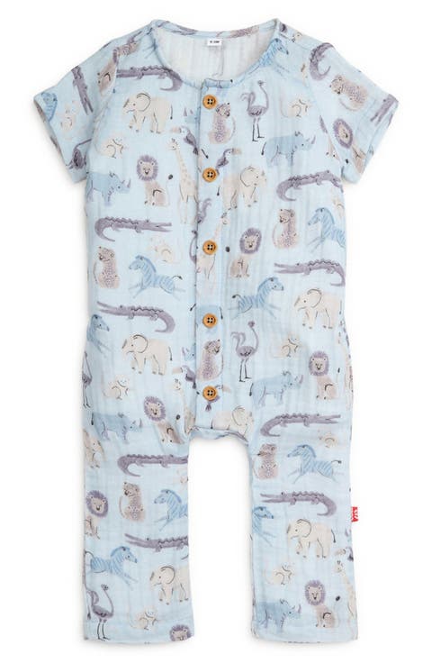 Jungle Jazz Cotton Romper (Baby)