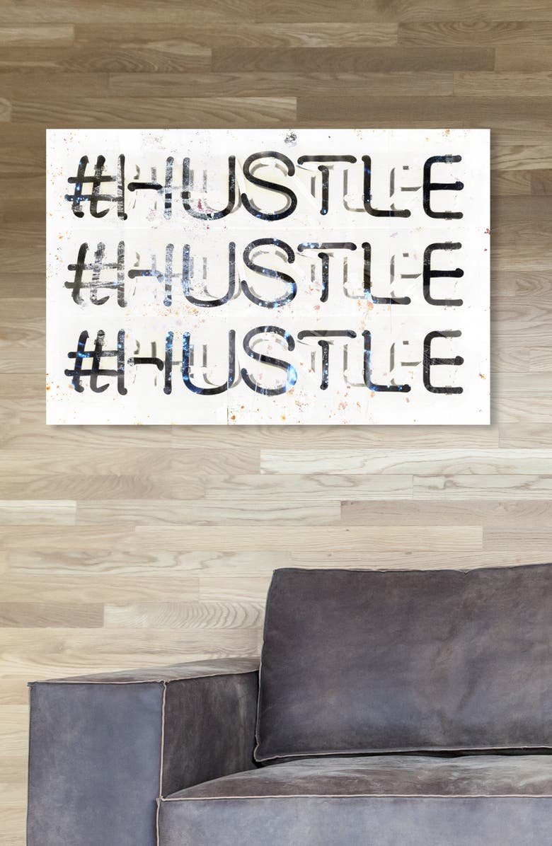 Oliver Gal Hustle Canvas Wall Art, Alternate, color, 