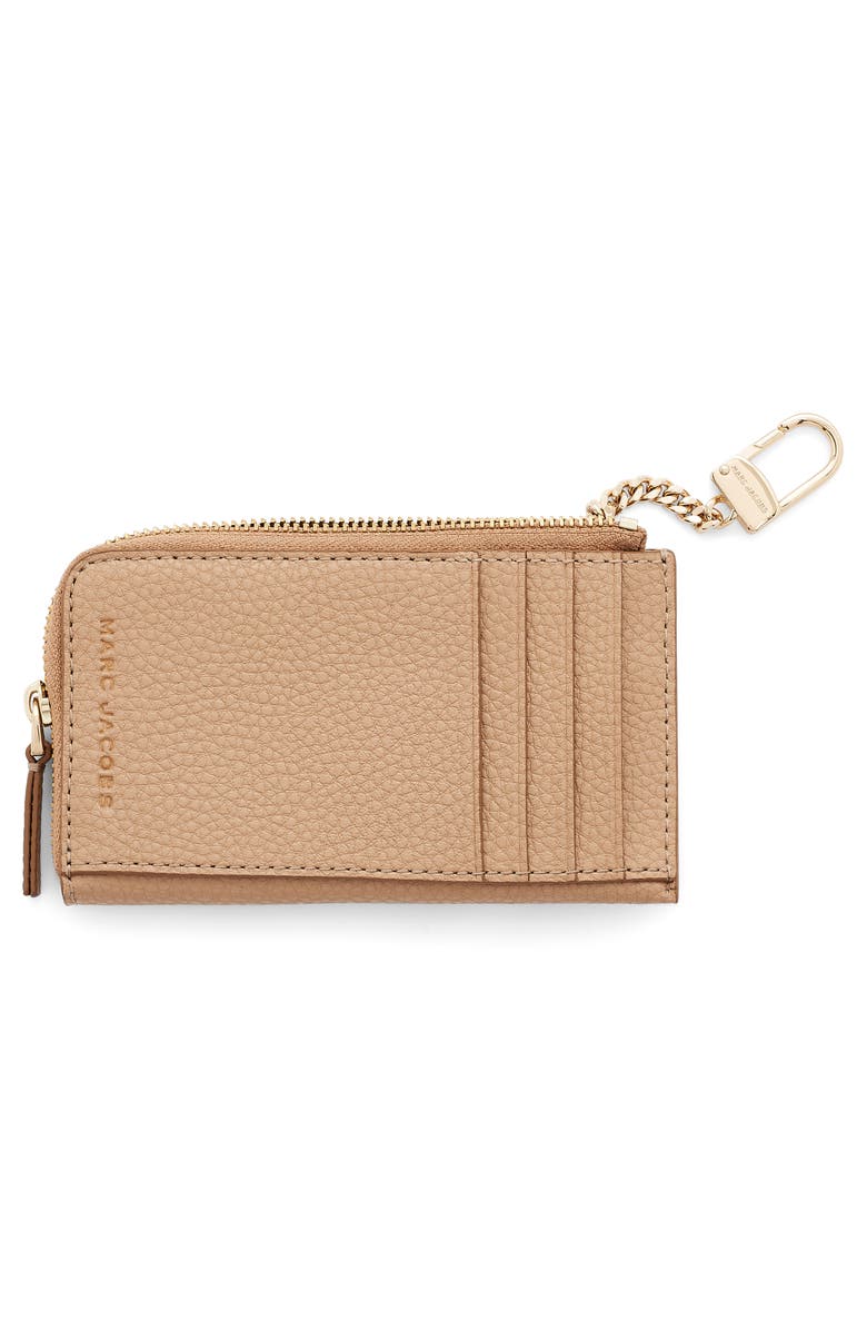 Marc Jacobs The J Marc Top Zip Multi Wallet, Alternate, color, Camel