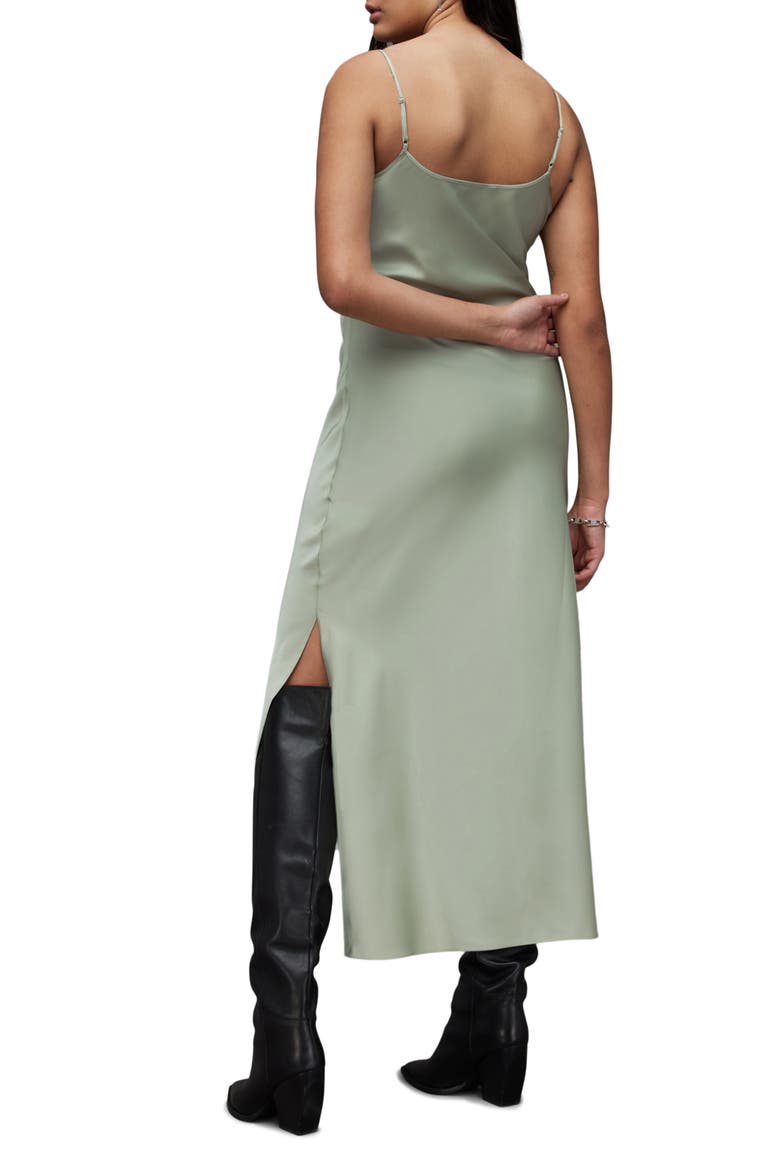 Hadley Satin Slipdress, Alternate, color, PISTACHIO GREEN