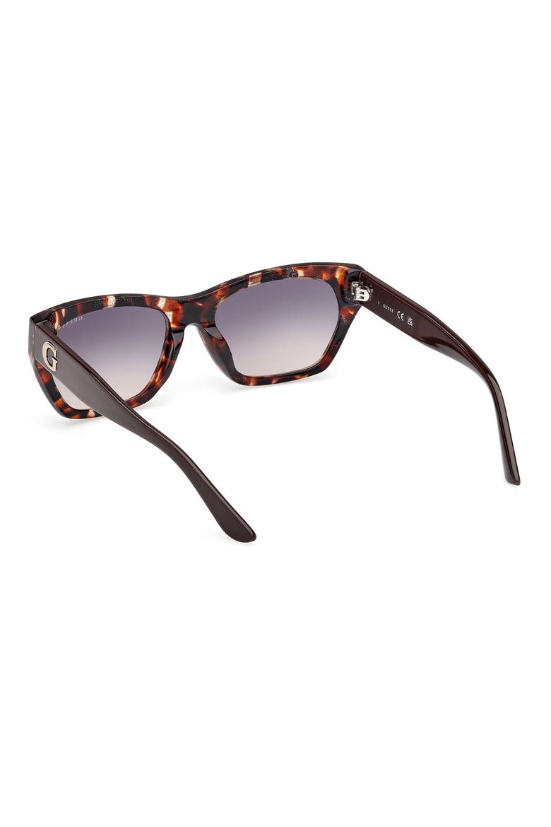Geometric Sunglasses, Alternate, color, DARK HAVANA / GRADIENT SMOKE