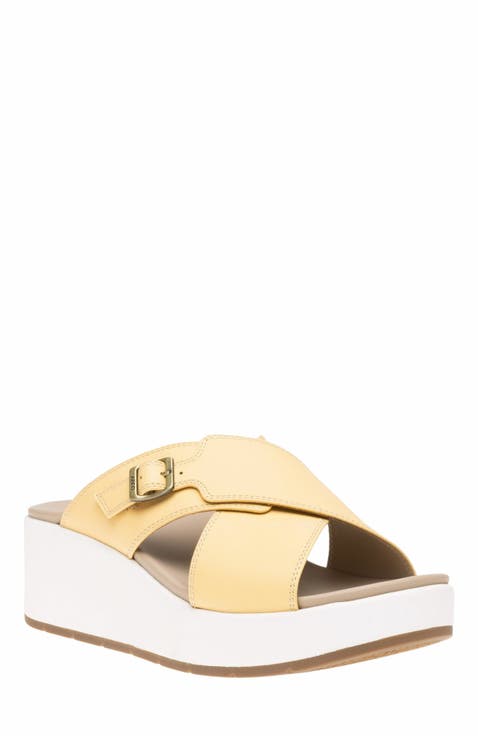 Women's Yellow Wedge Sandals | Nordstrom