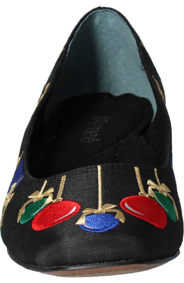 J. Reneé J.Renée Jingle Bell Embroidered Pump, Alternate, color,