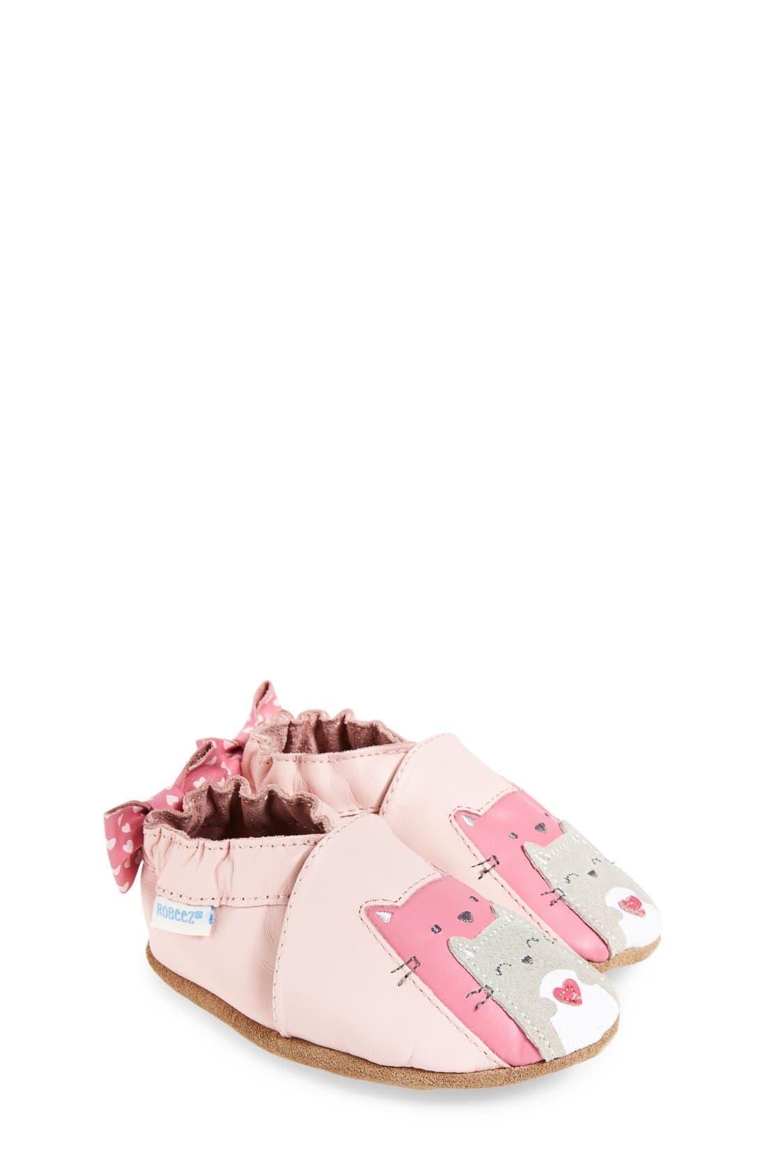 Robeez<sup>®</sup> 'Sweet Friends' Crib Shoe, Main, color, 
