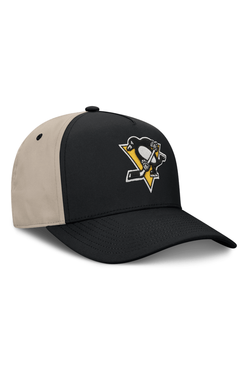 FANATICS Men's Fanatics Black/Tan Pittsburgh Penguins 2026 Stanley Cup Playoffs Locker Room Adjustable Hat, Alternate, color, Black