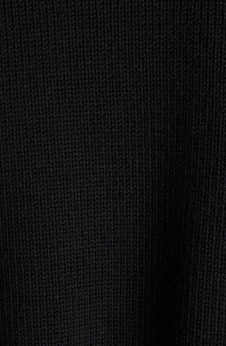 Moncler Mixed Media Down Jacket, Alternate, color, Black