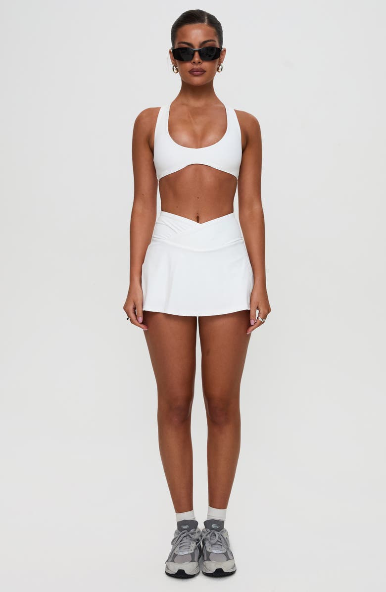 Princess Polly With Purpose Active Skort, Alternate, color, White