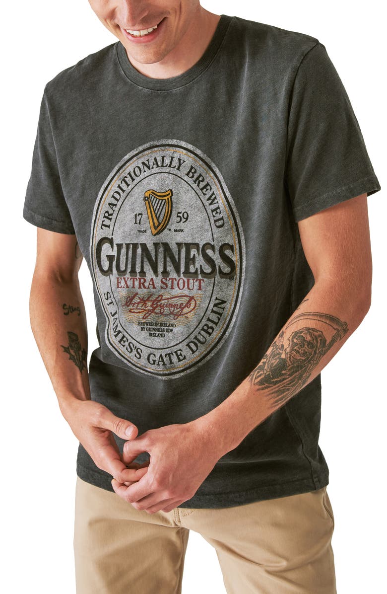 Lucky Brand x Guinness Cotton Graphic T-Shirt, Main, color, 