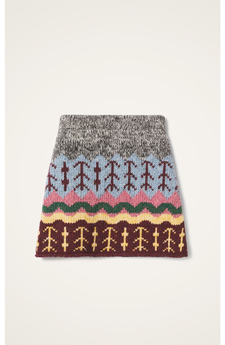 La DoubleJ Chalet Skirt, Alternate, color, Multicolor Grey