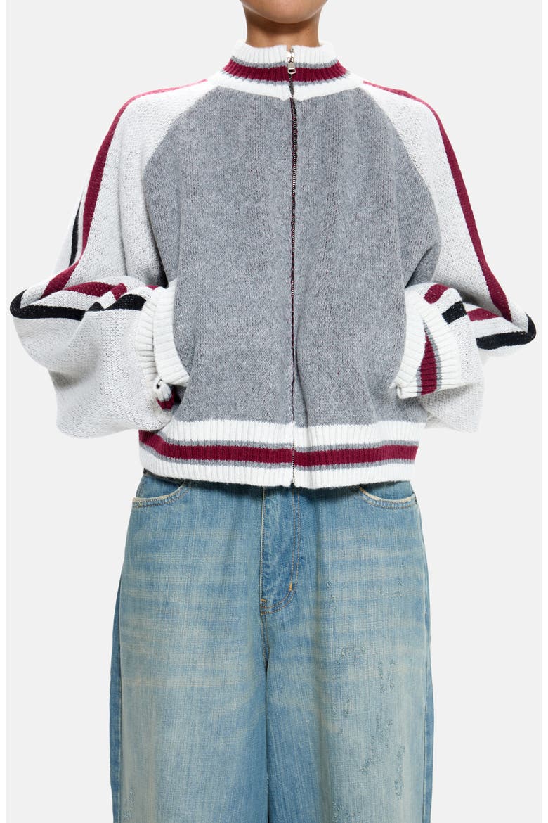 Team 85 Knitted Bomber Jacket (Women) | Nordstrom