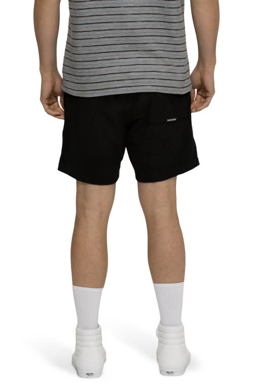 Maui And Sons Maui & Sons Camp 84 Bleted Corduroy Walking Shorts In Black