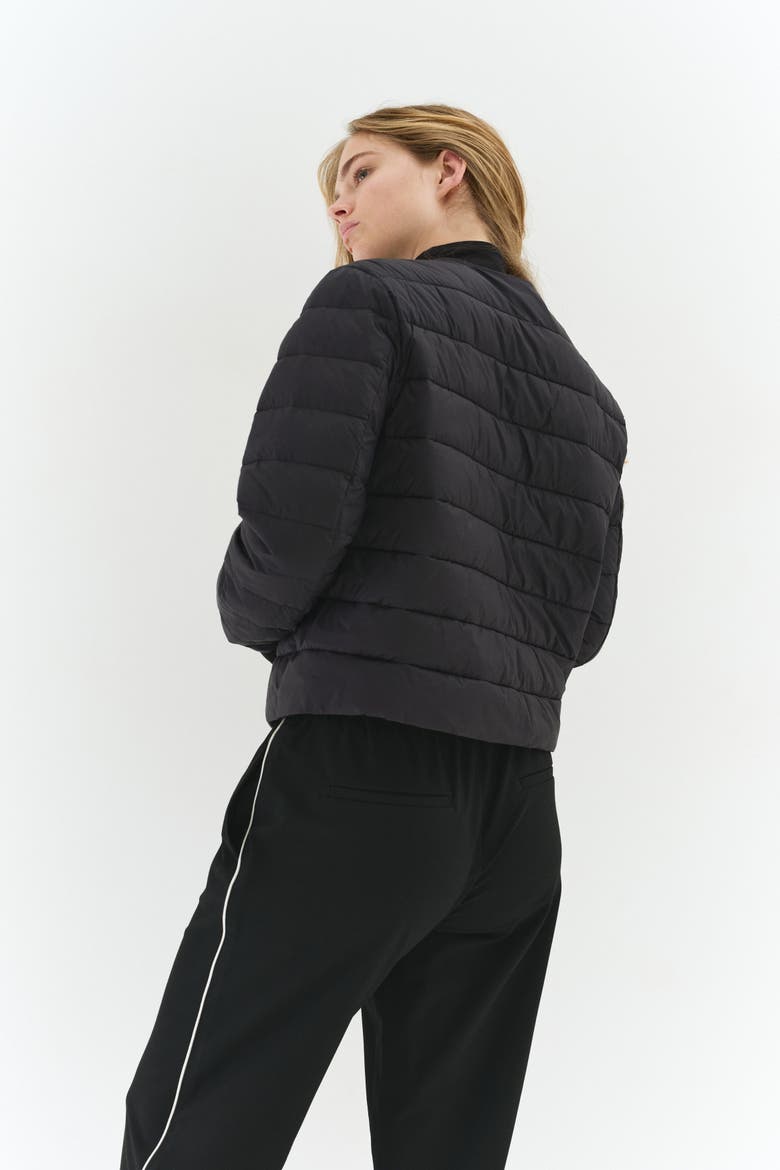 Quilted Jacket, Alternate, color, Black