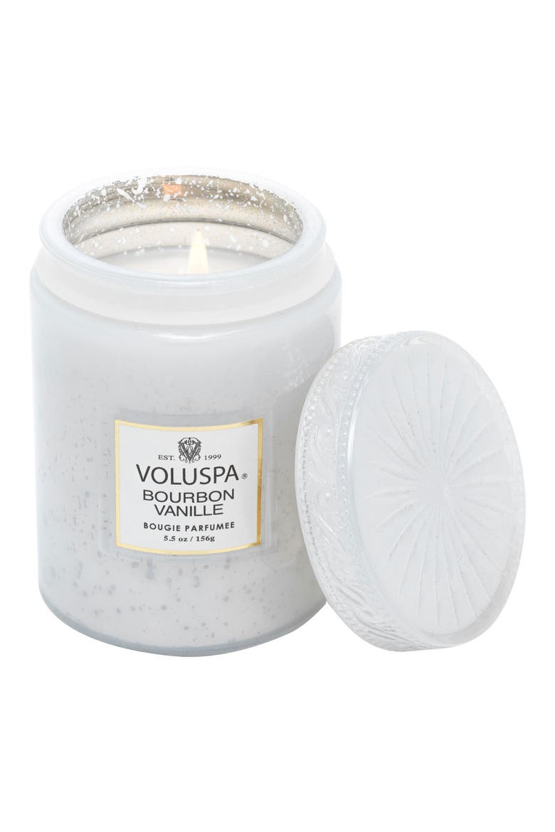 Bourbon Vanille Small Jar Candle, Main, color, BOUBON VANILLE