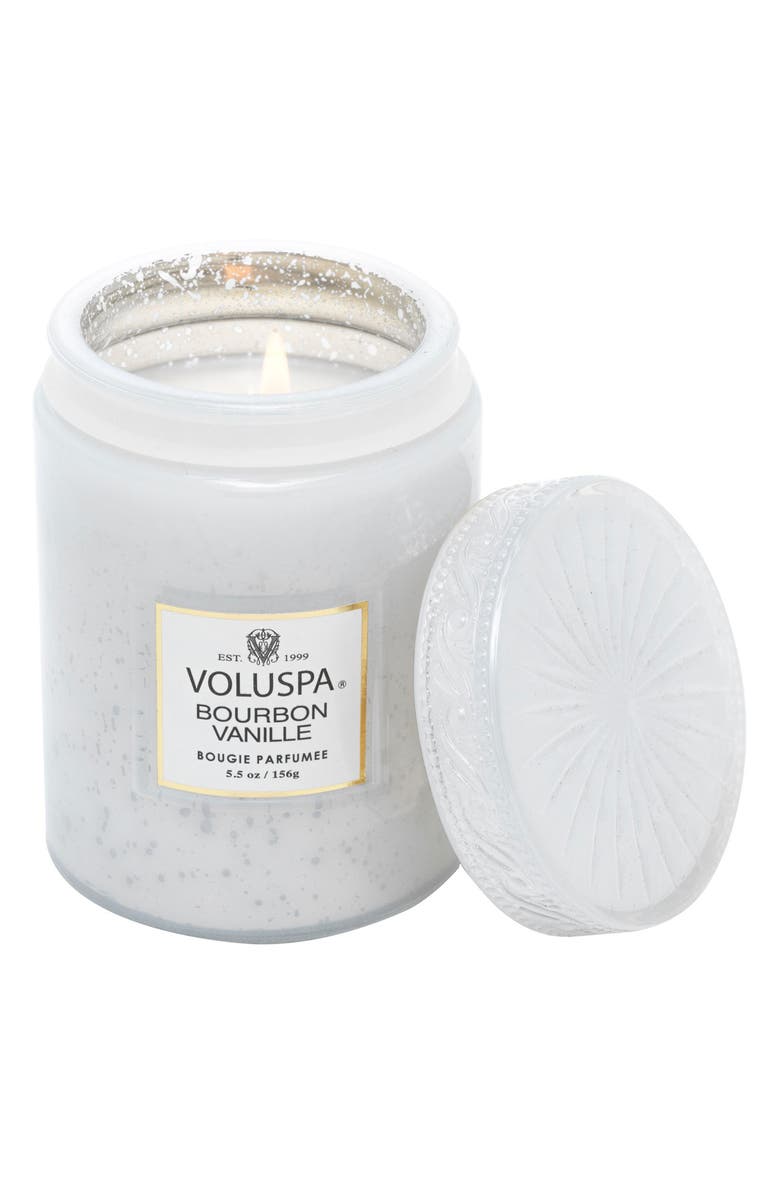 Voluspa Bourbon Vanille Small Jar Candle, Main, color, Boubon Vanille