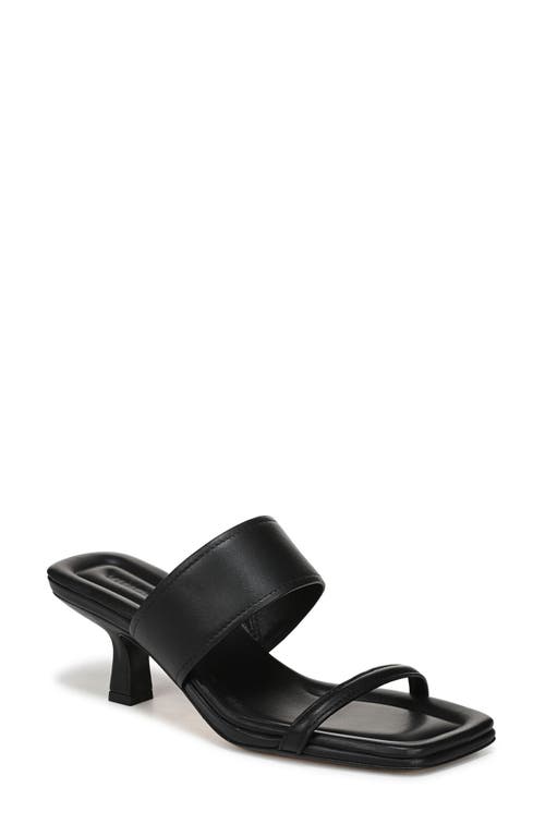Vince Cora Kitten Heel Slide Sandal In Black