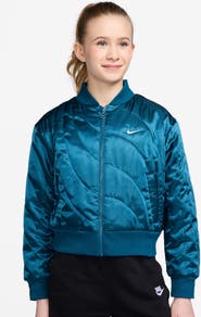 Nike Kids' Sportswear Quilted Bomber Jacket