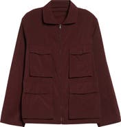 Lemaire 3D Pocket Washed Technical Cotton Blend Jacket