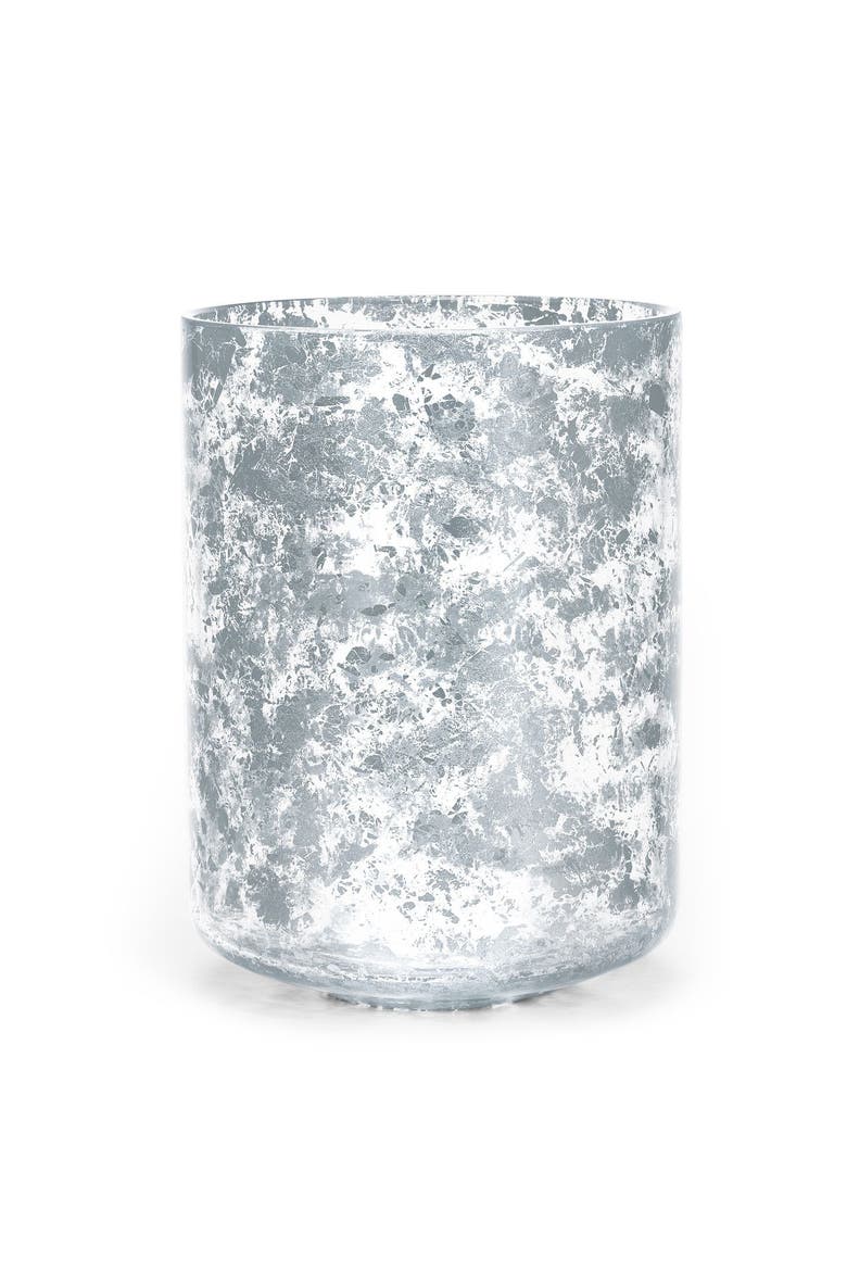 Lydia Silver Waste Basket, Main, color, SILVER
