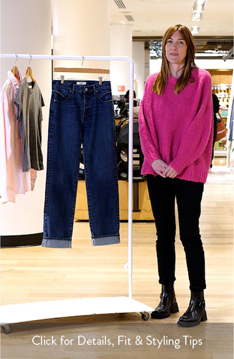 Lara Western High Waist Straight Leg Jeans, sales video thumbnail