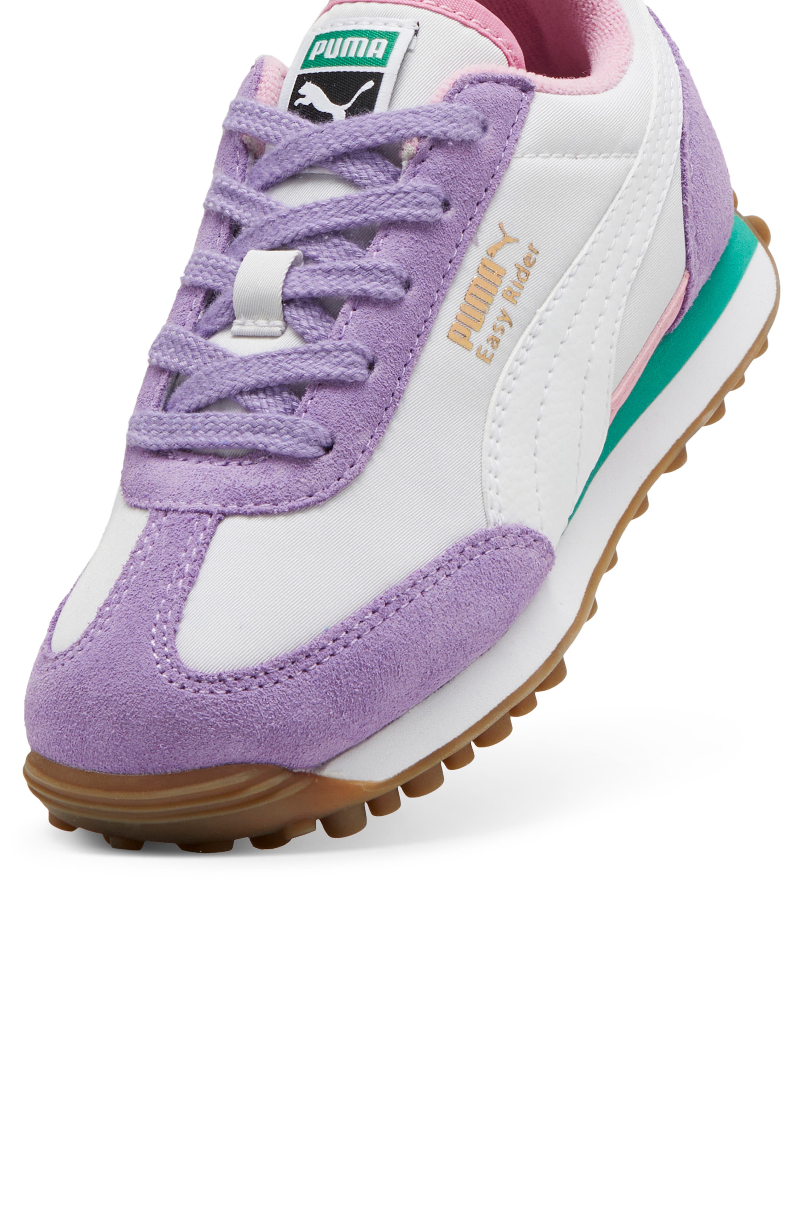 PUMA Kids' Easy Rider Sneaker, Alternate, color, Silver Mist-Puma White