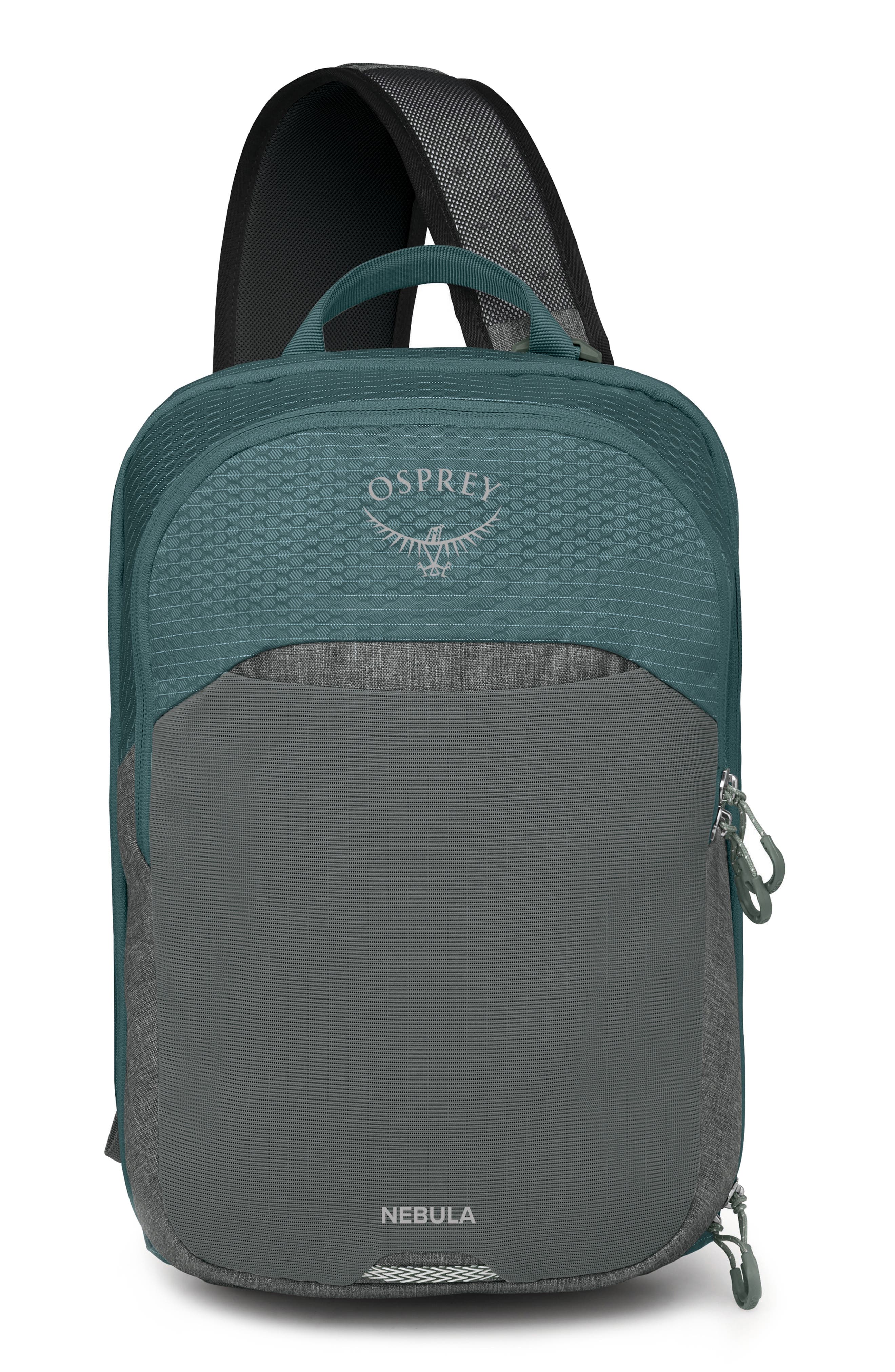 Osprey Nebular 11-Liter Sling Bag, Main, color, Cascade Blue Coal Grey Heather