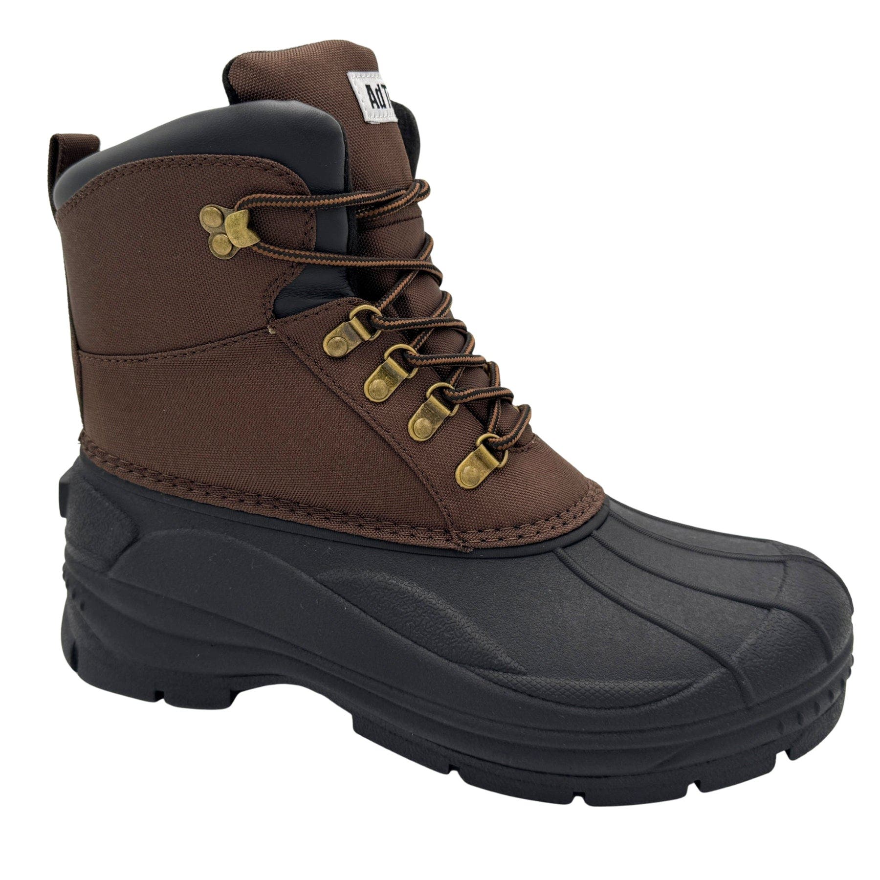AdTec Durable Nylon Winter Boots, Main, color, Brown