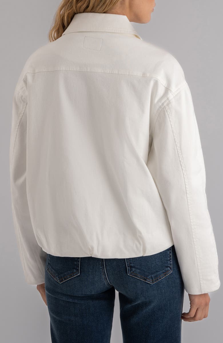 KUT from the Kloth Dylan Zip Denim Jacket, Alternate, color, White